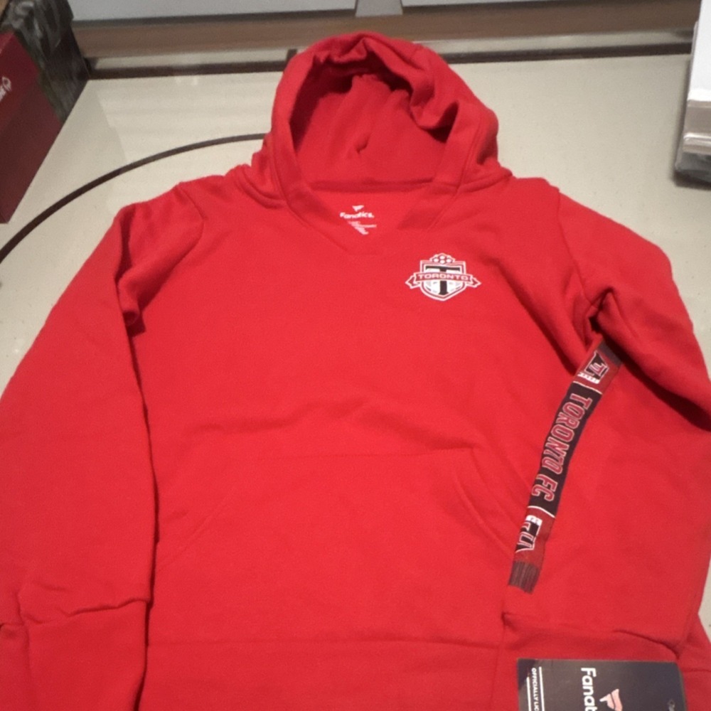 Fanatics Toronto FC Red Hoodie Women's Size L Soccer MLS